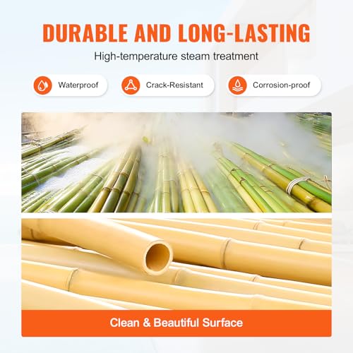 Natural Rolled Bamboo Fence (24 Sq Ft)