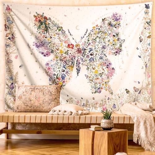 Butterfly Tapestry Wall Hanging Cute