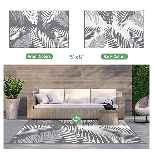 Outdoor Rug Waterproof Plastic Rugs for Patio