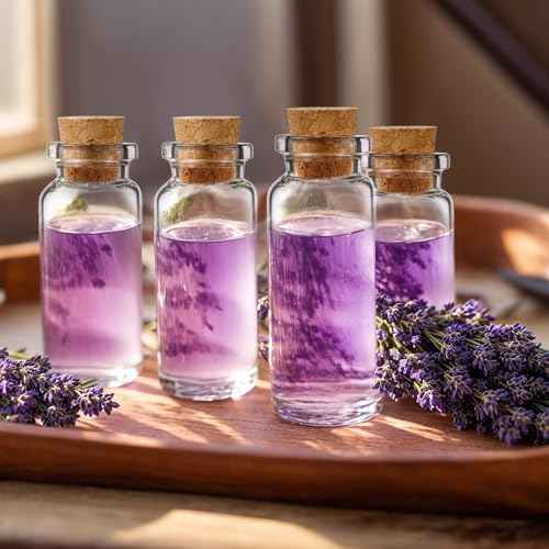 45 Pcs Spell Jar Mini Glass Potion Bottles Cork Stopper (98 Count)