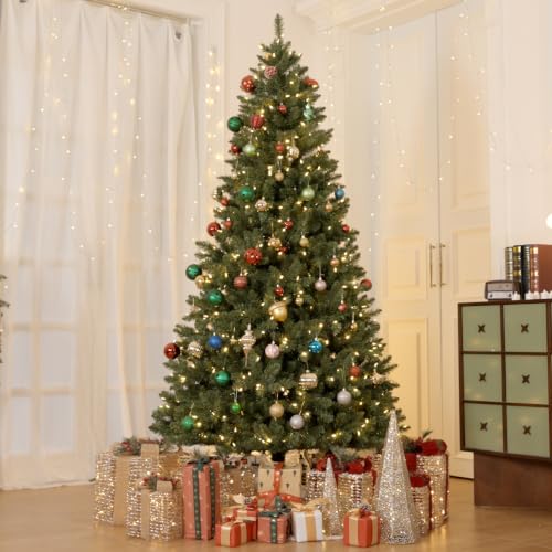 6ft Prelit Artificial Christmas Tree with 230 Warm White LEDs