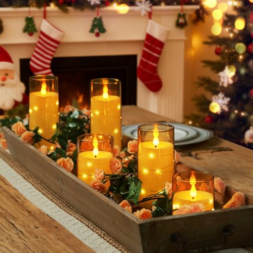 Flickering Flameless Candles (5 Count)