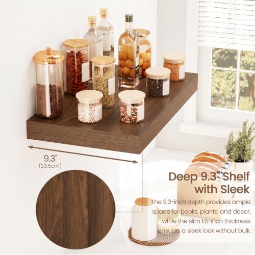 Floating Shelves 9 inch Deep 16”Long Set of 2 (2 Count)