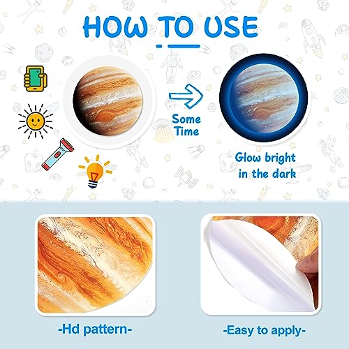 Solar System Wall Decals Glow in The Dark Stars 780 PCS