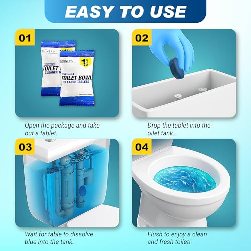 Automatic Toilet Bowl Cleaner Tablets (40 Count)