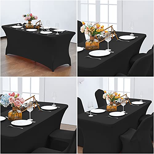 6FT Stretch Spandex Fitted Tablecloth