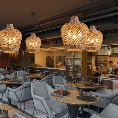 Rattan Pendant Light (3 Count)