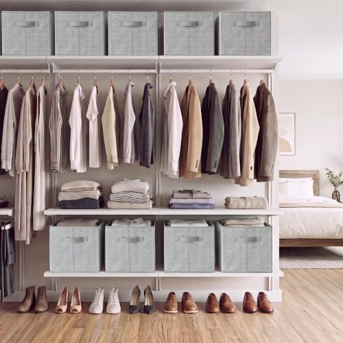 Closet Storage Bins with Handles (3 Count)
