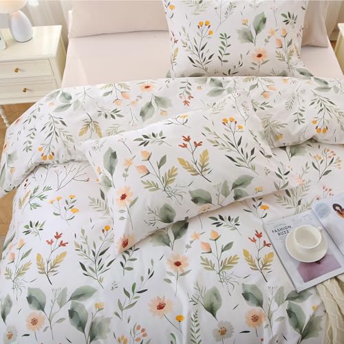 Garden Leaves Bed in a Bag King 7 Pieces