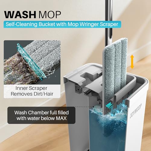 Flat Mop and Bucket Set