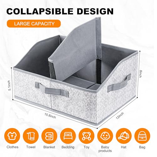 6 Pack Trapezoid Storage Bins (6 Count)