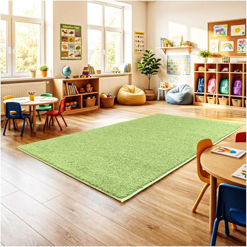 Soft & Colorful 9' x 9' Kids Classroom Area Rug