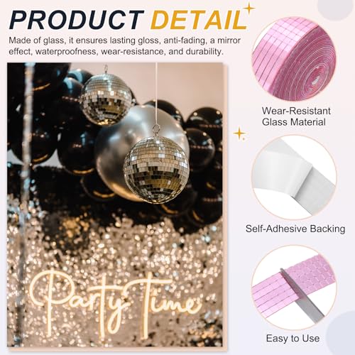 5x5mm Self Adhesive Mirrors Mosaic Tiles (5000 unidad)