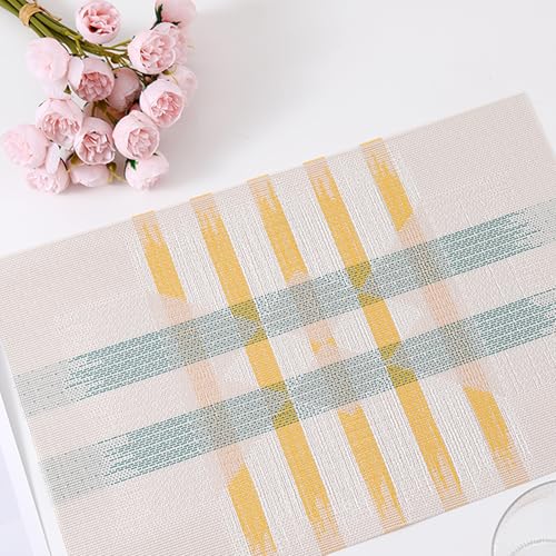 Placemats Set of 4 Washable Indoor (4 Count)