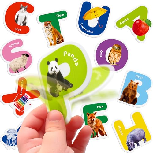 26 PCS Letter Gel Stickers (26 Count)