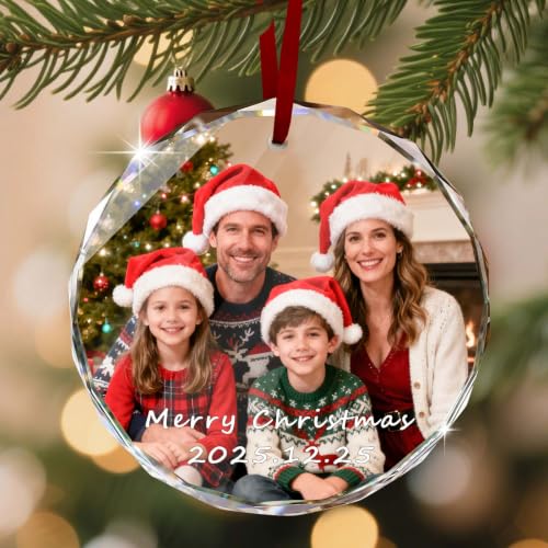 Custom Christmas Ornament Glass