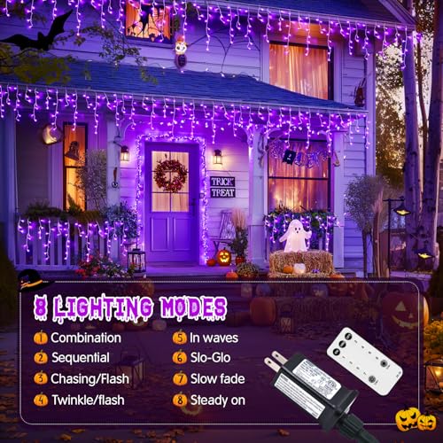 Purple Halloween Lights Outdoor