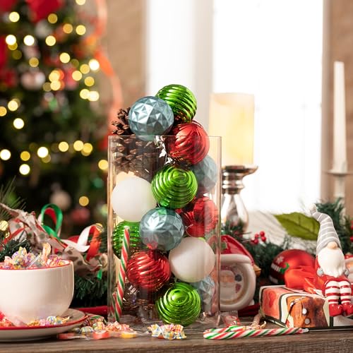 Christmas Ornaments Tree Decorations Set for Fall Halloween (24 Count)