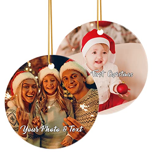 Personalized Christmas Ornaments 2 Pack