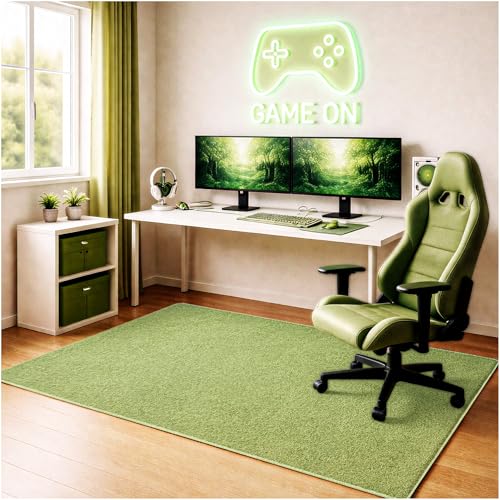 Soft & Colorful 6' Round Kids Classroom Area Rug