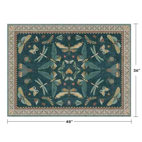 Teal 3x4 Entryway Rug (12 Sq Ft)
