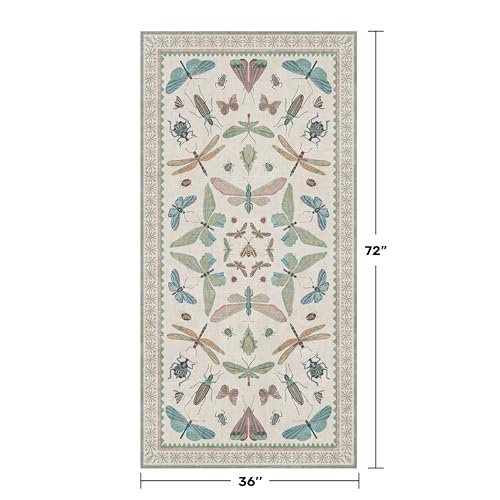 Washable 3x6 Area Rug for Kitchen (18 Sq Ft)
