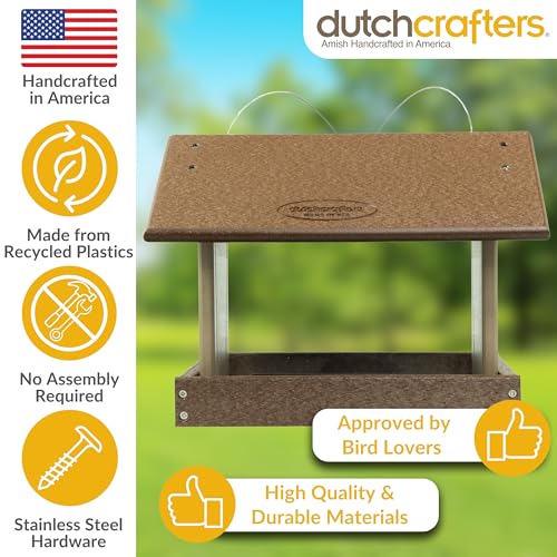 Poly Hanging Hopper Bird Feeder