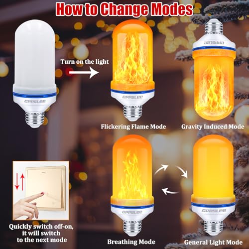 Upgraded Flame Light Bulbs (2 Count)