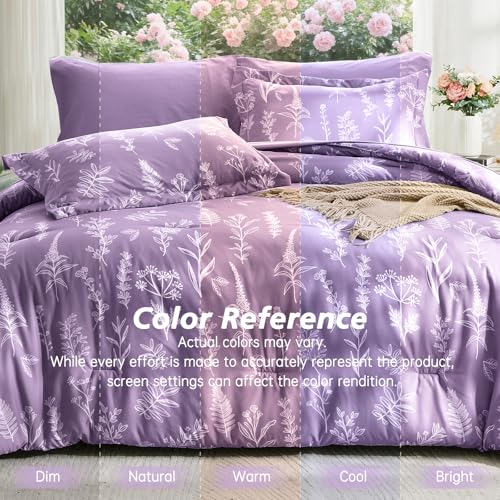 Grayish Purple Full Comforter Set
