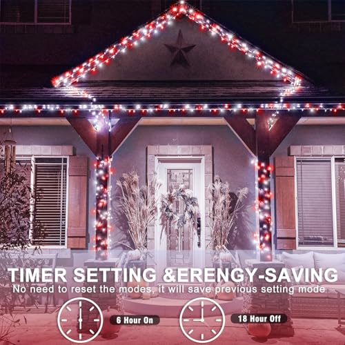 131FT 400 LED Christmas Lights Outdoor
