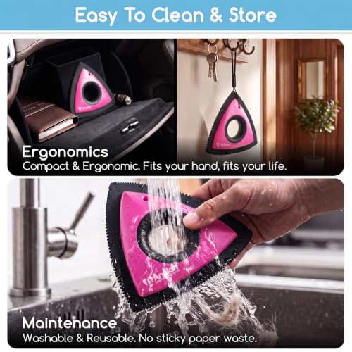 Mini Pet Hair Remover for Car Detailing Dog Hair Tool Brush