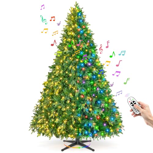9FT Pre Lit Christmas Tree with Remote Control