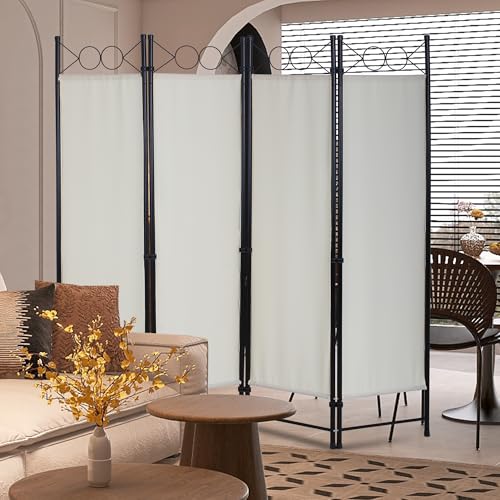 4 Panel Room Divider and Folding Portable Partition Screen