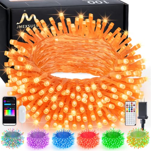 100 LED Orange and Purple Color Changing Halloween String Lights (33 Foot)