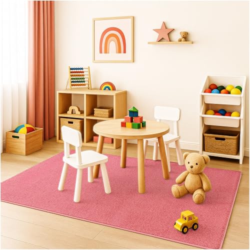 Soft & Colorful 7' x 9' Kids Classroom Area Rug