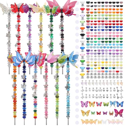 380Pcs Beaded Garden Stake (380 Count)
