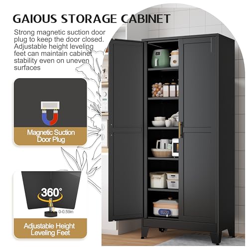 75.2" Tall Storage Cabinet