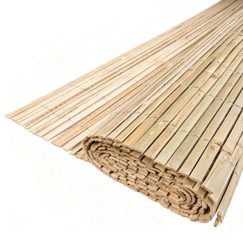 Natural Bamboo Slat Screening (77.57 Sq Ft)