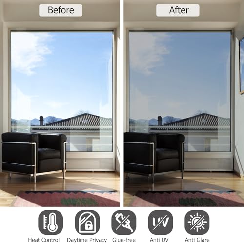 One Way Mirror Window Privacy Film (96.76 Sq Ft)