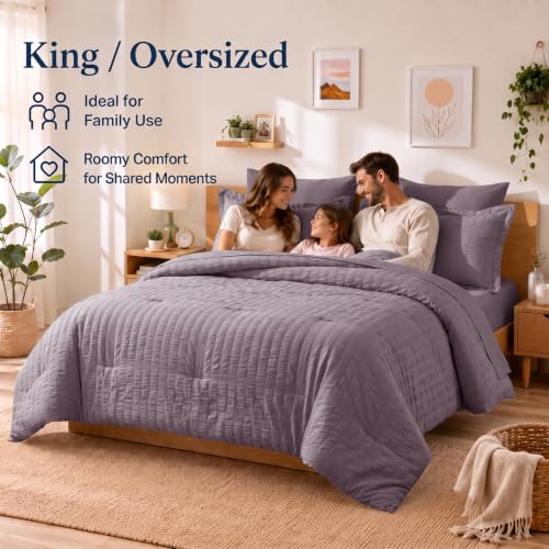 Oversized King Comforter Set 120x98 7