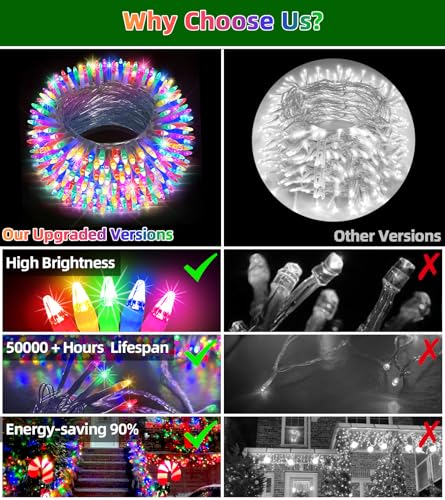 1500 LED 470FT Christmas Lights