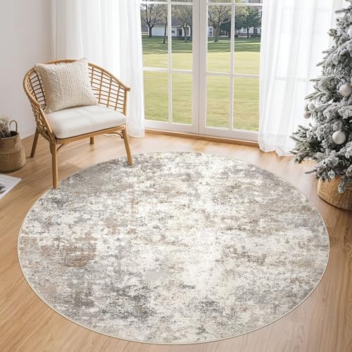 5ft Round Area Rug Living Room Rugs (24 Count)