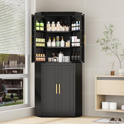 Farmhouse Corner Cabinet