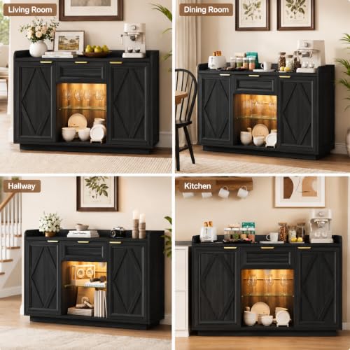 47" Buffet Cabinet Sideboard