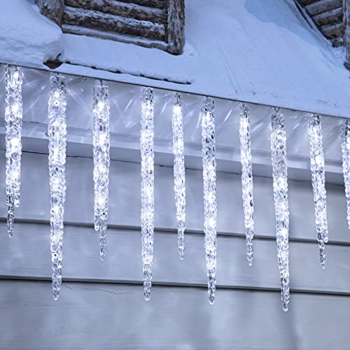 Icicle Lights Outdoor with Clips (20 Count)