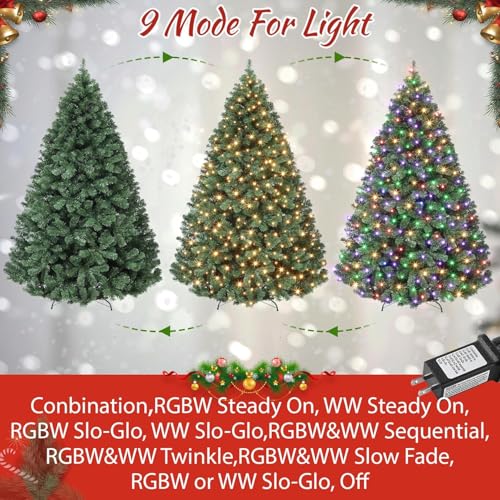 9 ft Artificial Christmas Tree Prelit