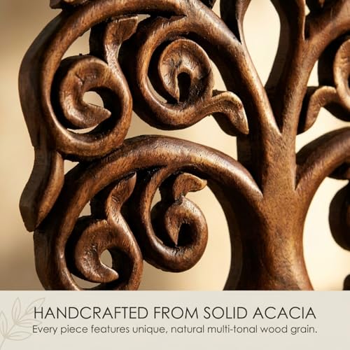 Solid Wood Tree Sculpture