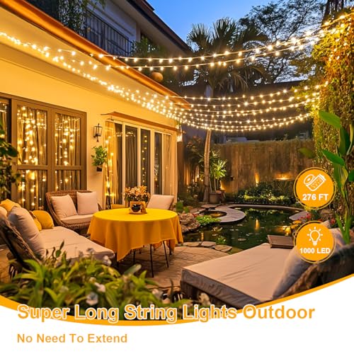 1000 LED Christmas String Lights with Remote (174 Foot)