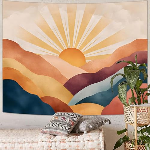 Abstract Mountain Tapestry