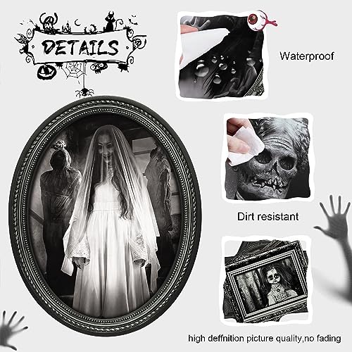 15 Halloween Gothic Creepy Skull Photos Haunted Horror Picture Frame